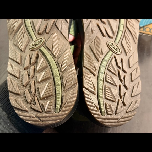 Chaco Banded Z/Cloud Adjustible Sandals Moss Lichen Green Mens 11M main image 8